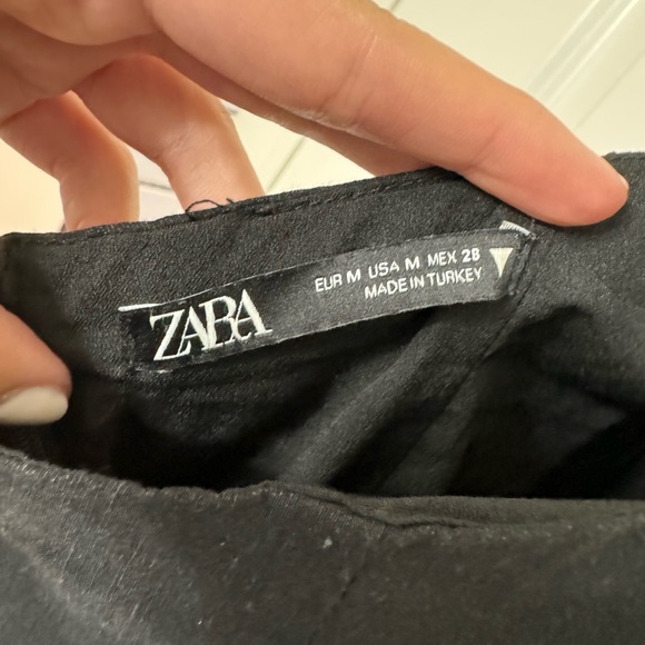 Zara Linen Blend Short Dress Size M - Picture 7 of 7